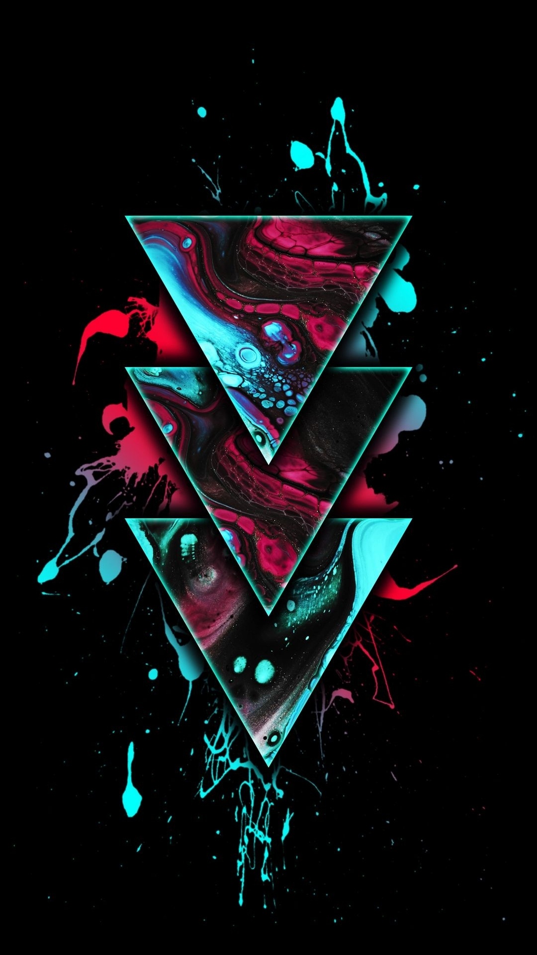 Обои графический дизайн, икона, пурпурный цвет, кармин, темнота в разрешении 1080x1920