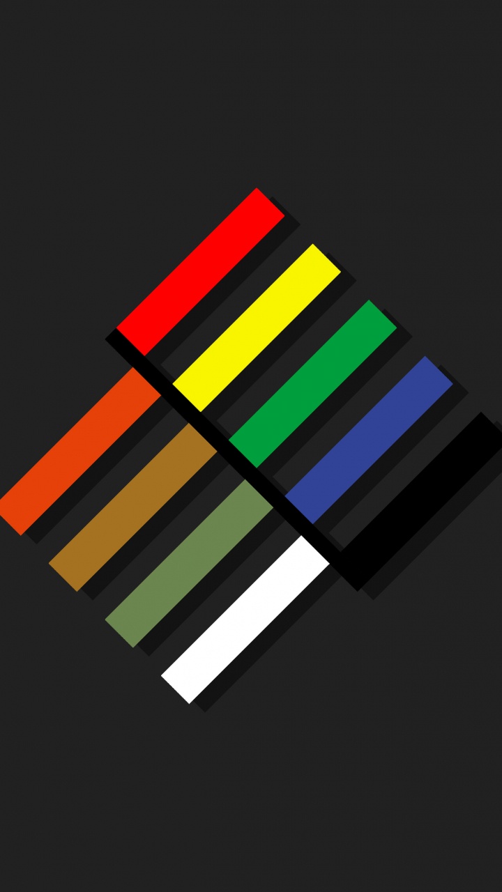 Обои красочность, технологии, графический дизайн, лого, абстрактное искусство в разрешении 720x1280