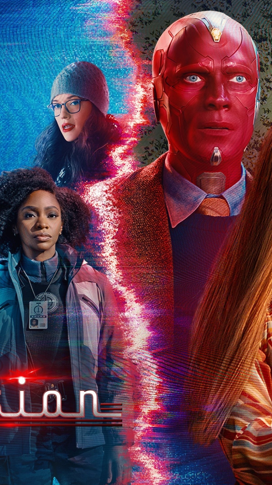 Обои Элизабет Олсен, wandavision, видение, Моника Рамбо, Ванда Maximoff