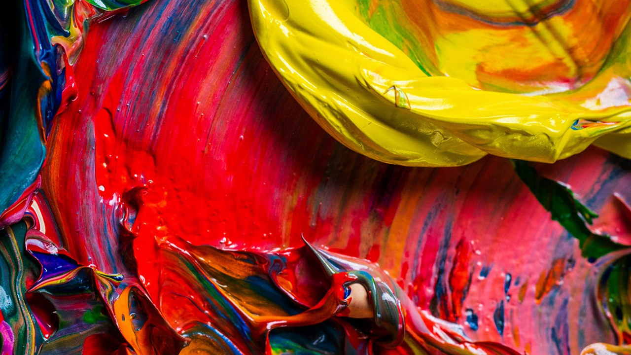 Обои арт, ткань, Апельсин, красный цвет, пурпурный цвет в разрешении 1280x720