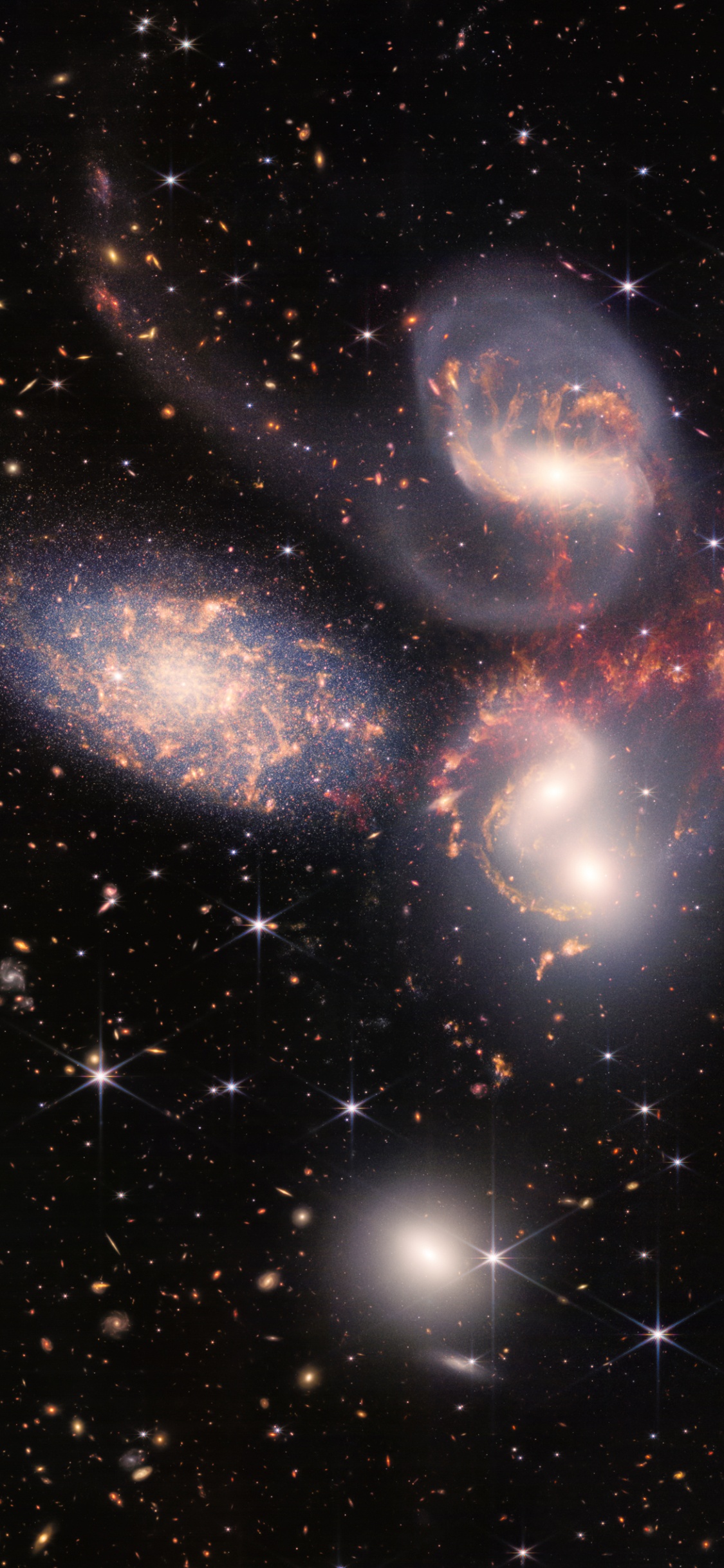 Обои космос, вселенная вебба, Астрономия, Космический Телескоп Джеймса Вебба, звезда в разрешении 1125x2436