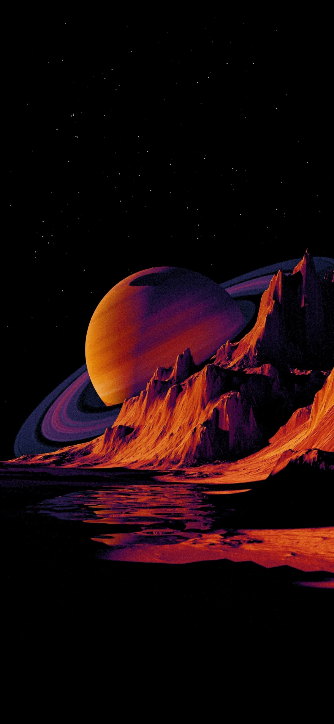 Обои пространство воображаемое, Нокиа 8, Google Pixel XL, Meizu PRO 7, смартфон в разрешении 1125x2436