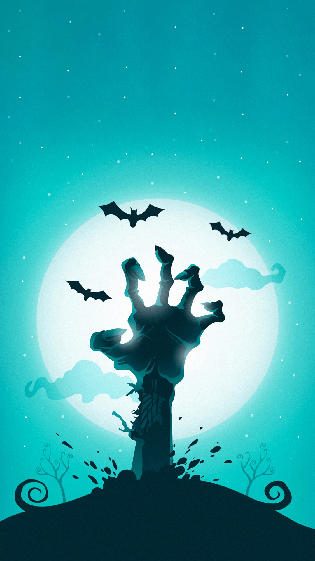 Обои вода, векторная графика, картинка, иллюстрация, астрономический объект в разрешении 1080x1920