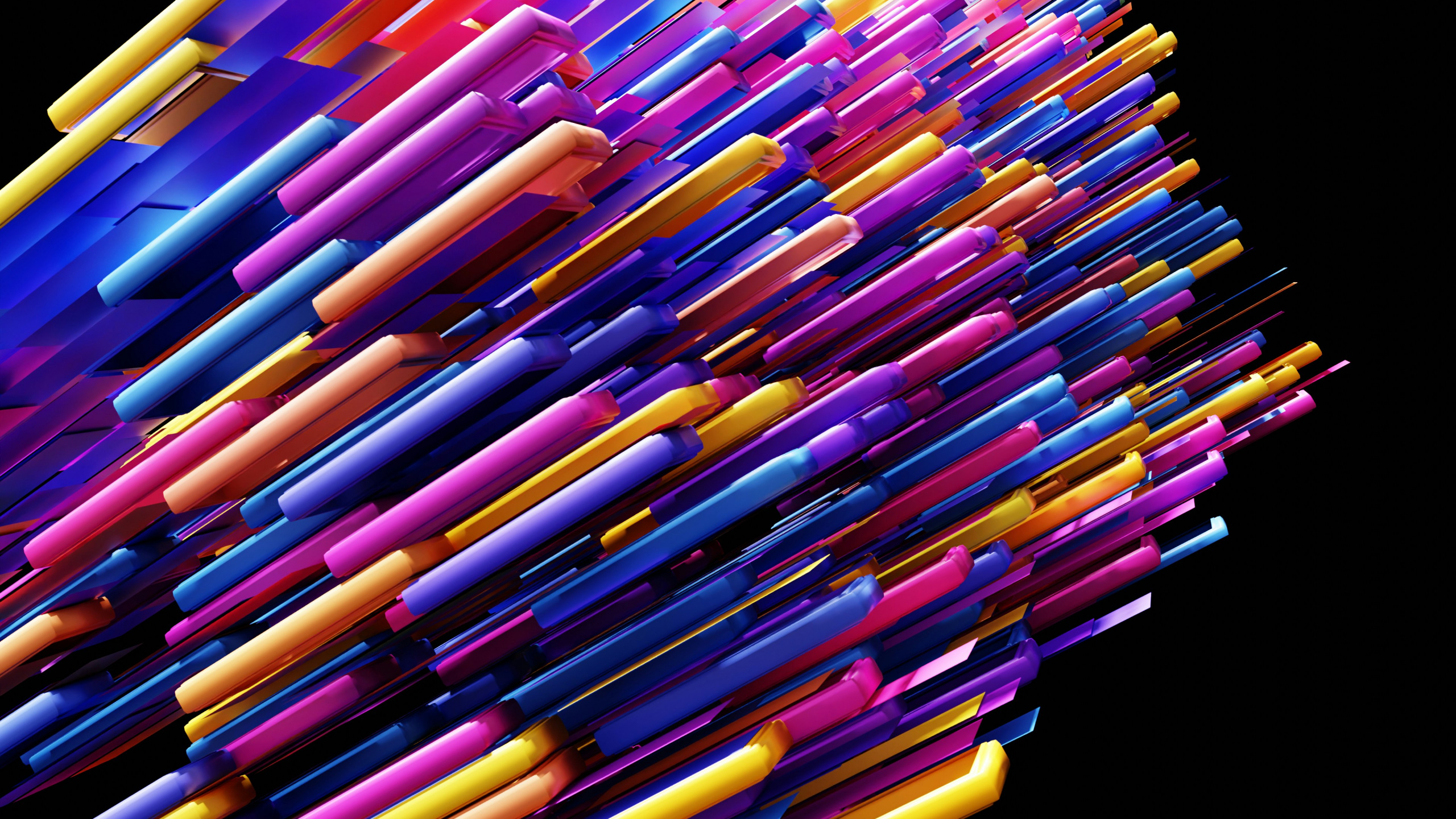 Обои Оранжевый цвет, искусственный интеллект, обучение, трансформатор, бесплатно в разрешении 2560x1440