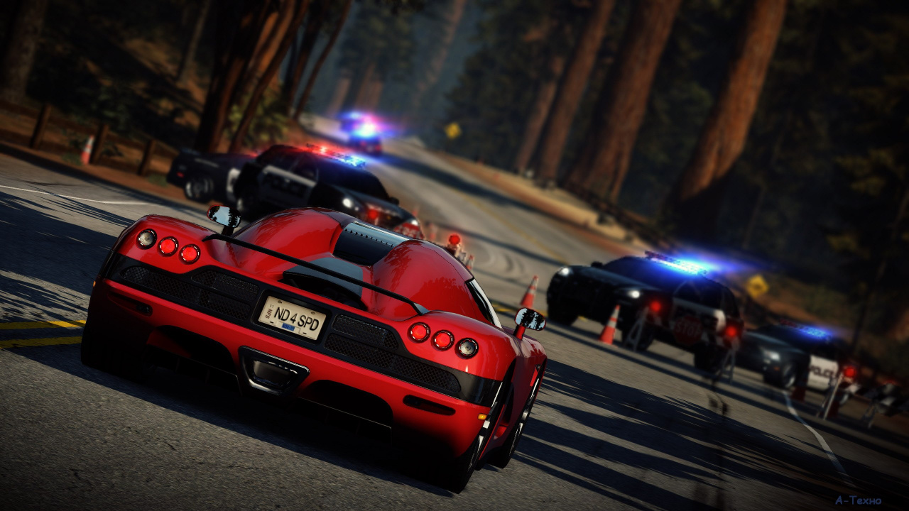 Обои need for speed hot pursuit, гонки видео игры, xbox 360, electronic arts, суперкар в разрешении 1280x720