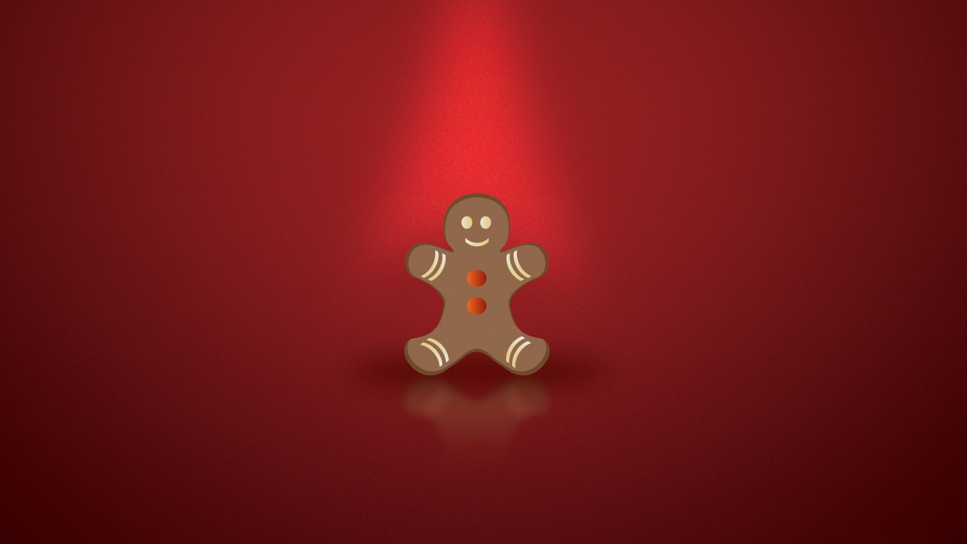 Обои имбирный пряник, красный цвет, Апельсин, анимация, плюшевый мишка в разрешении 1920x1080