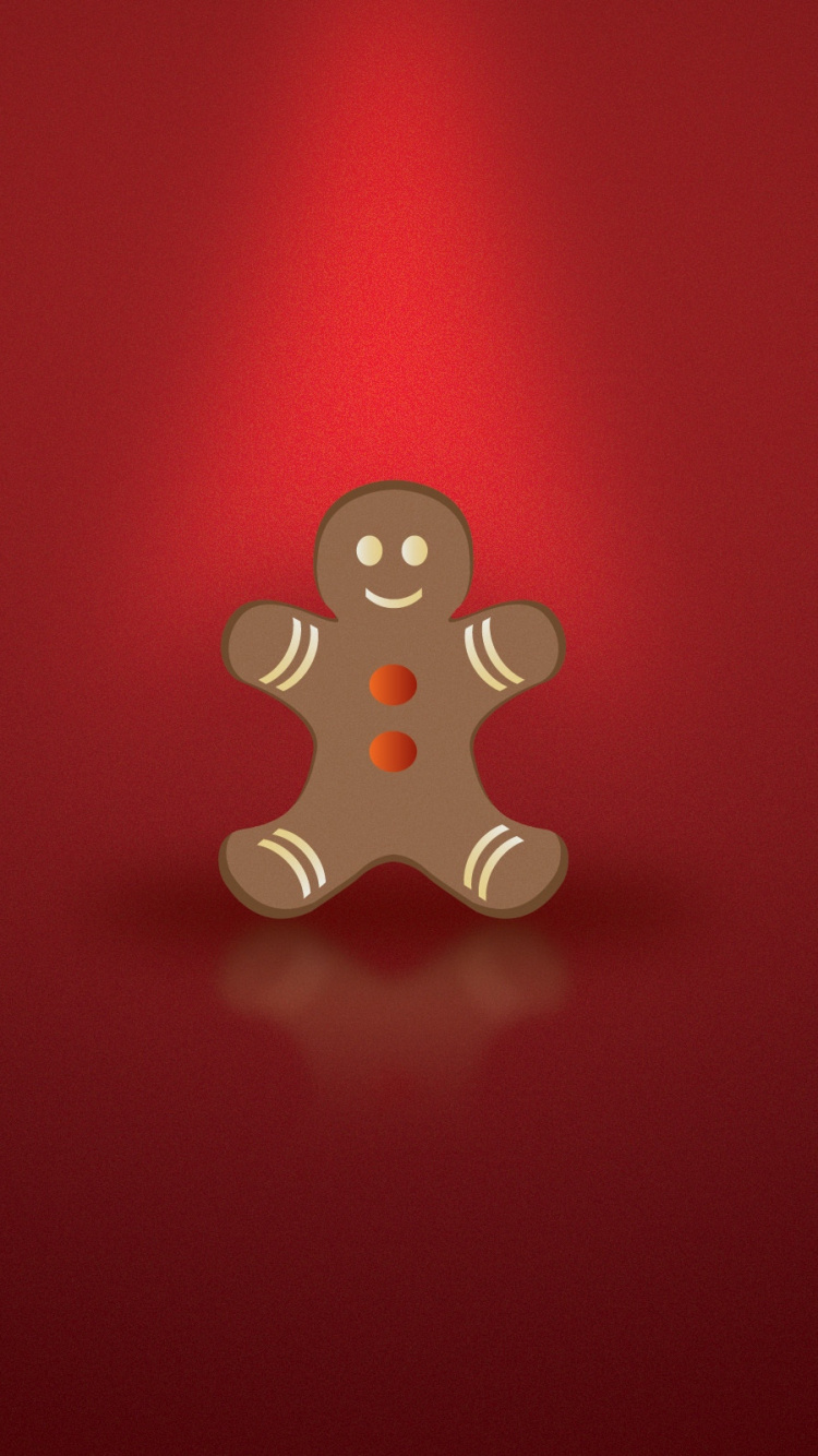 Обои имбирный пряник, красный цвет, Апельсин, анимация, плюшевый мишка в разрешении 750x1334