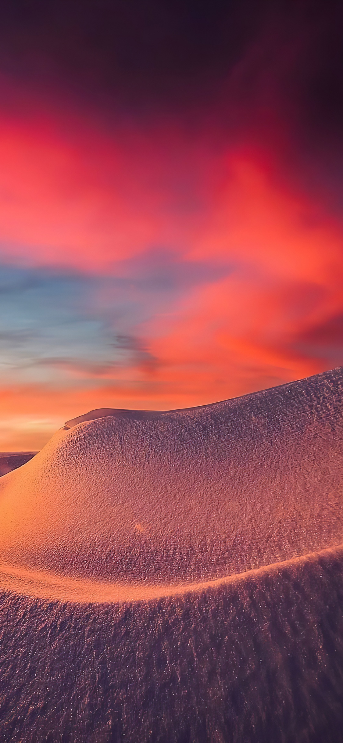 Обои эрг, пустыня сахара, макарон, песок, Дюна в разрешении 1125x2436