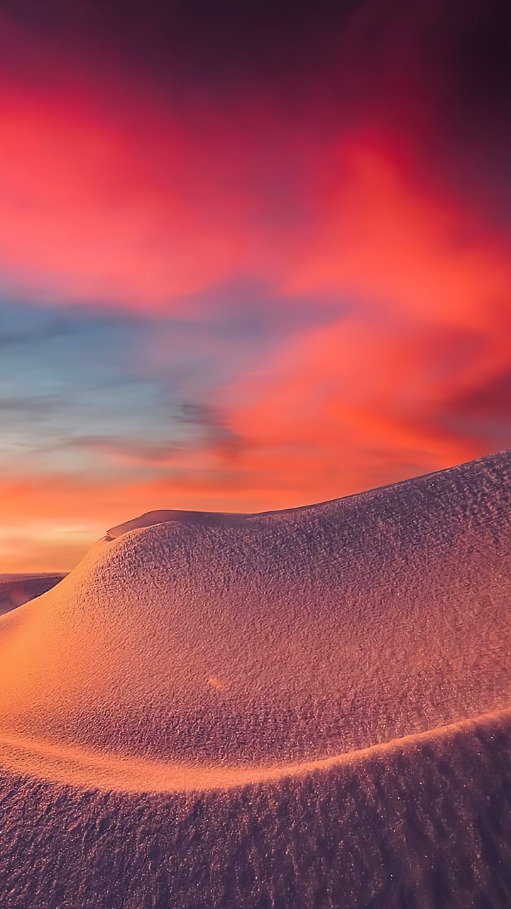 Обои эрг, пустыня сахара, макарон, песок, Дюна в разрешении 720x1280