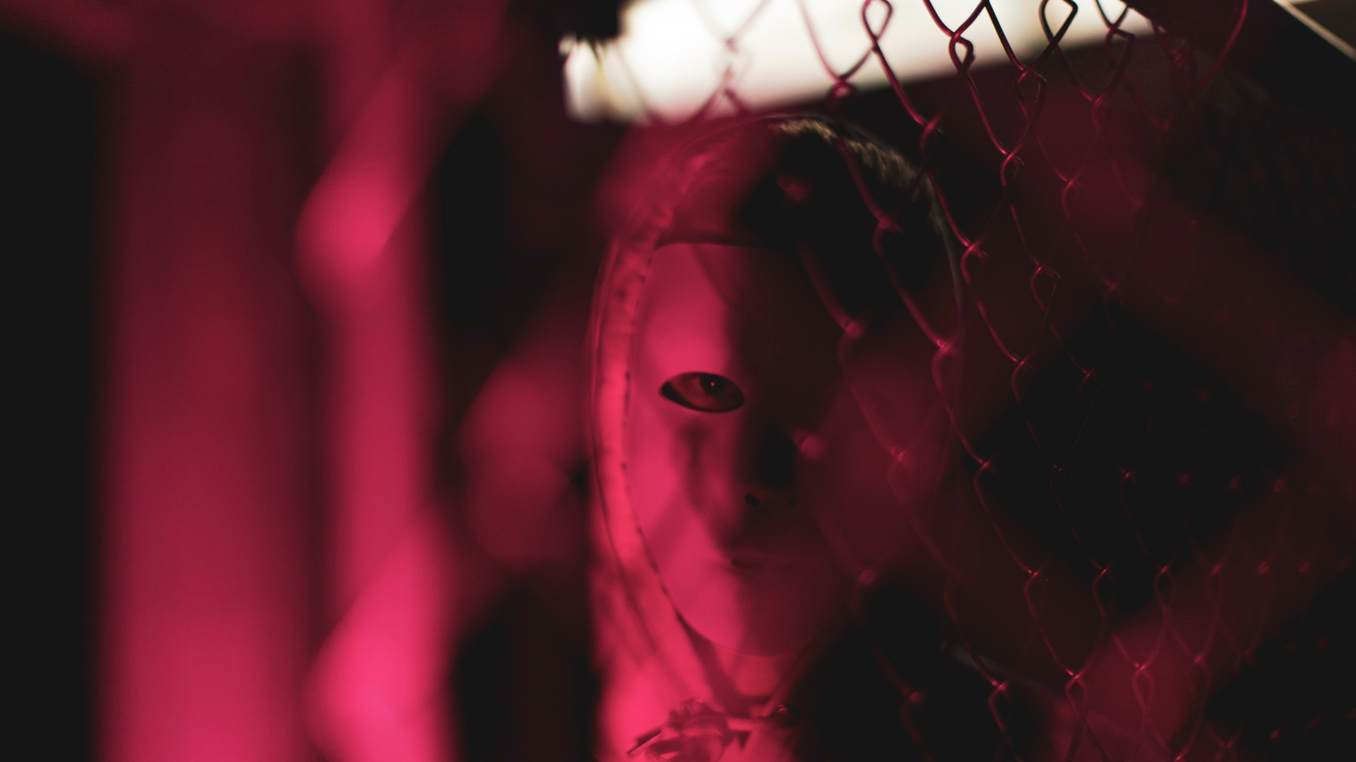 Обои красный цвет, свет, розовый, вода, пурпурный цвет в разрешении 1920x1080