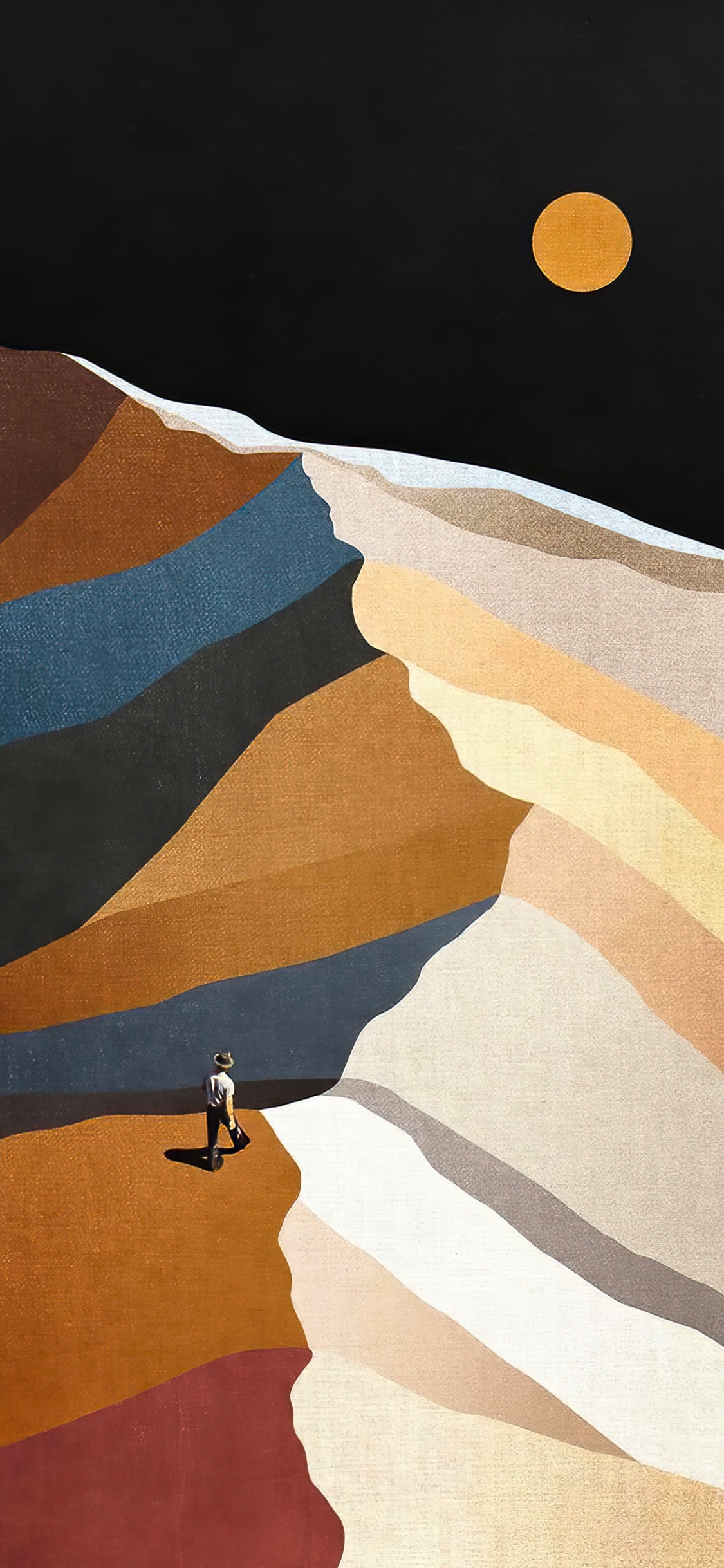 Обои Рэнди Мелик рисунки, живопись, иллюстрация, рисование, арт в разрешении 1125x2436