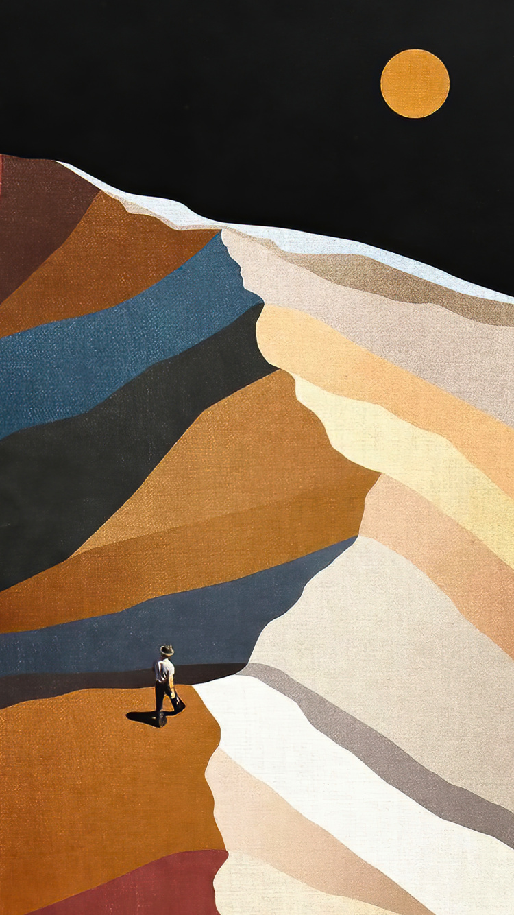 Обои Рэнди Мелик рисунки, живопись, иллюстрация, рисование, арт в разрешении 750x1334