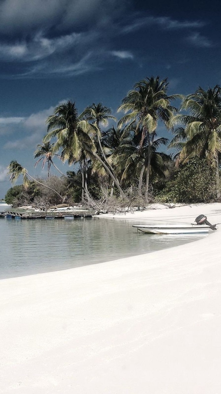 Обои пляж, тропическая зона, Карибский бассейн, море, отпуск в разрешении 720x1280