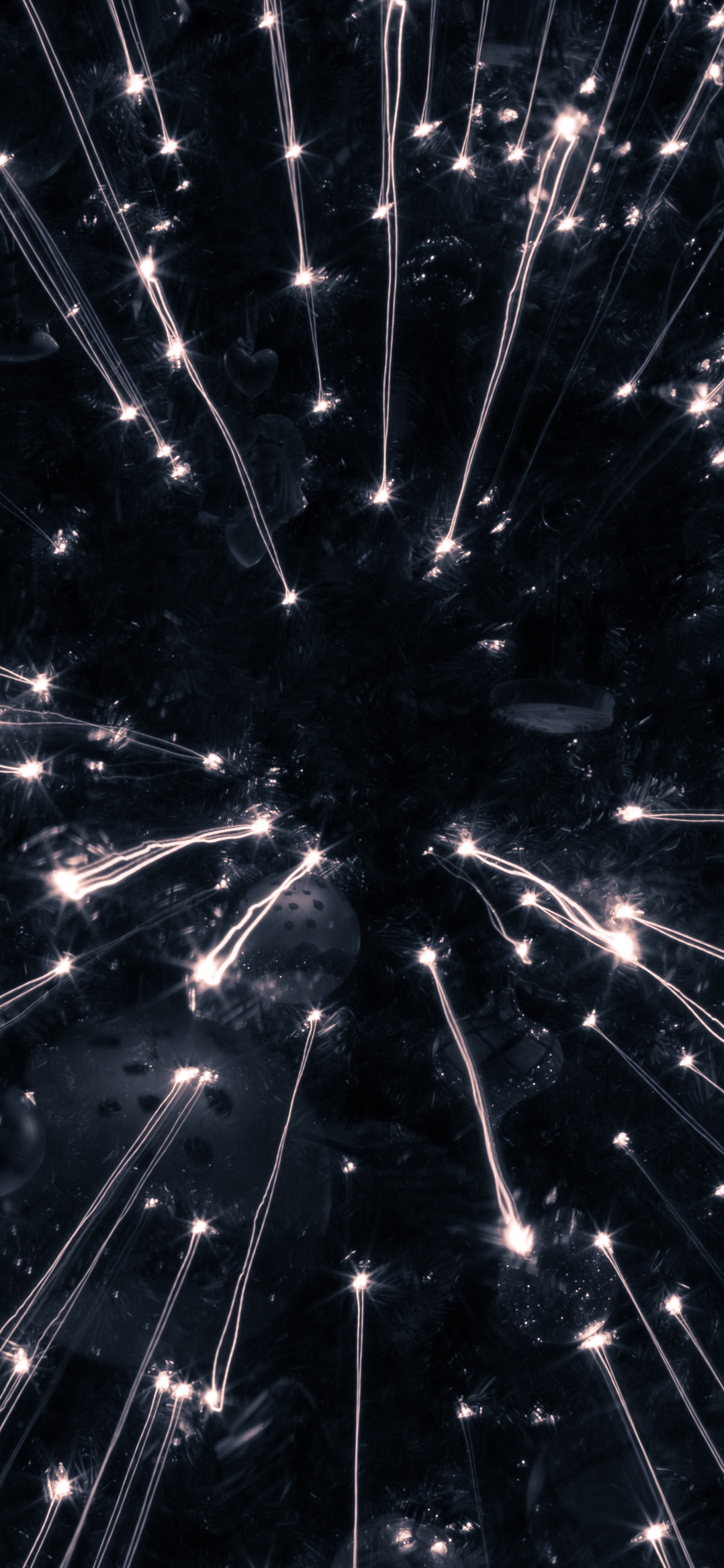 Обои салют, черный, свет, темнота, ночь в разрешении 1242x2688