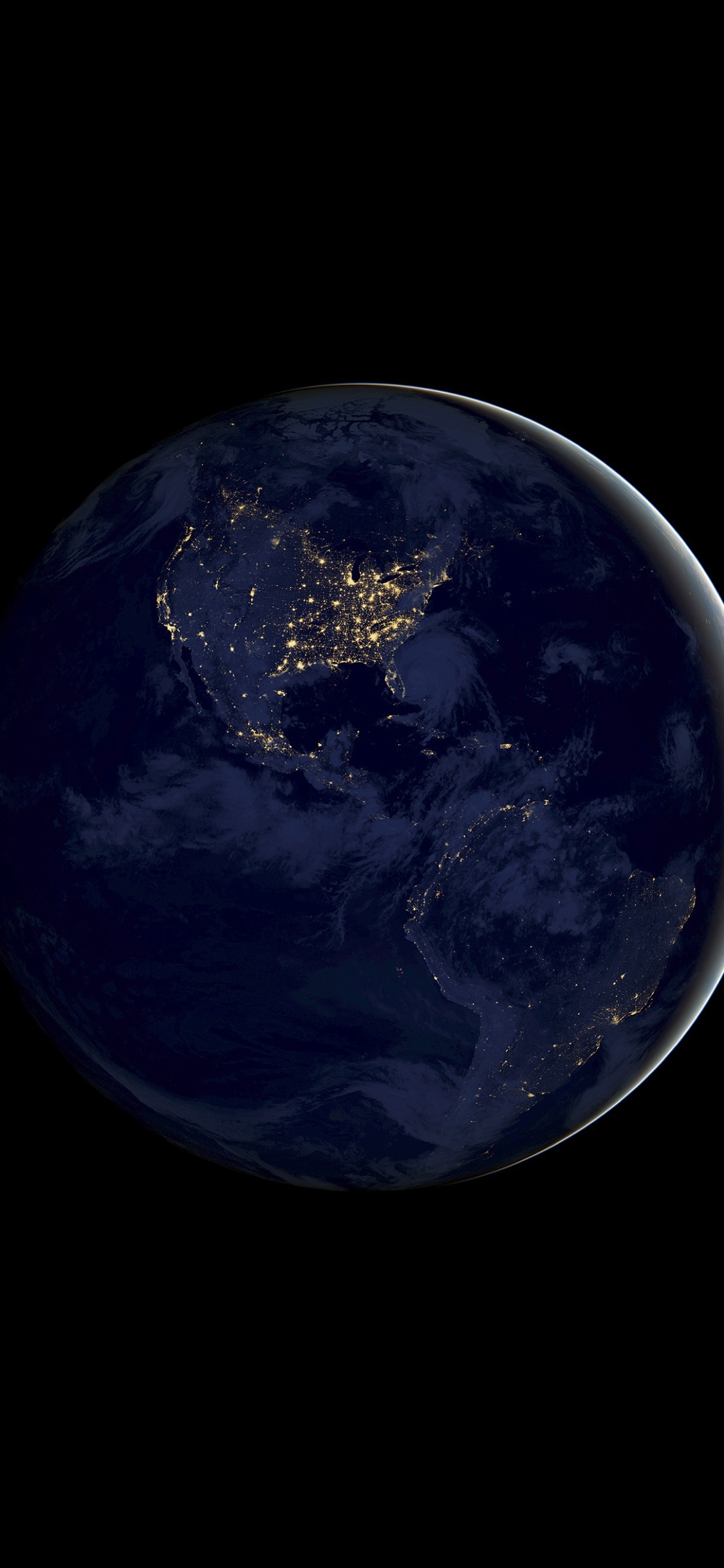 Обои эстетика земли, земля, планета, атмосфера, луна в разрешении 1125x2436