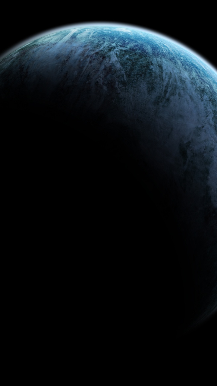 Обои планета, земля, космическое пространство, луна, астрономический объект в разрешении 720x1280