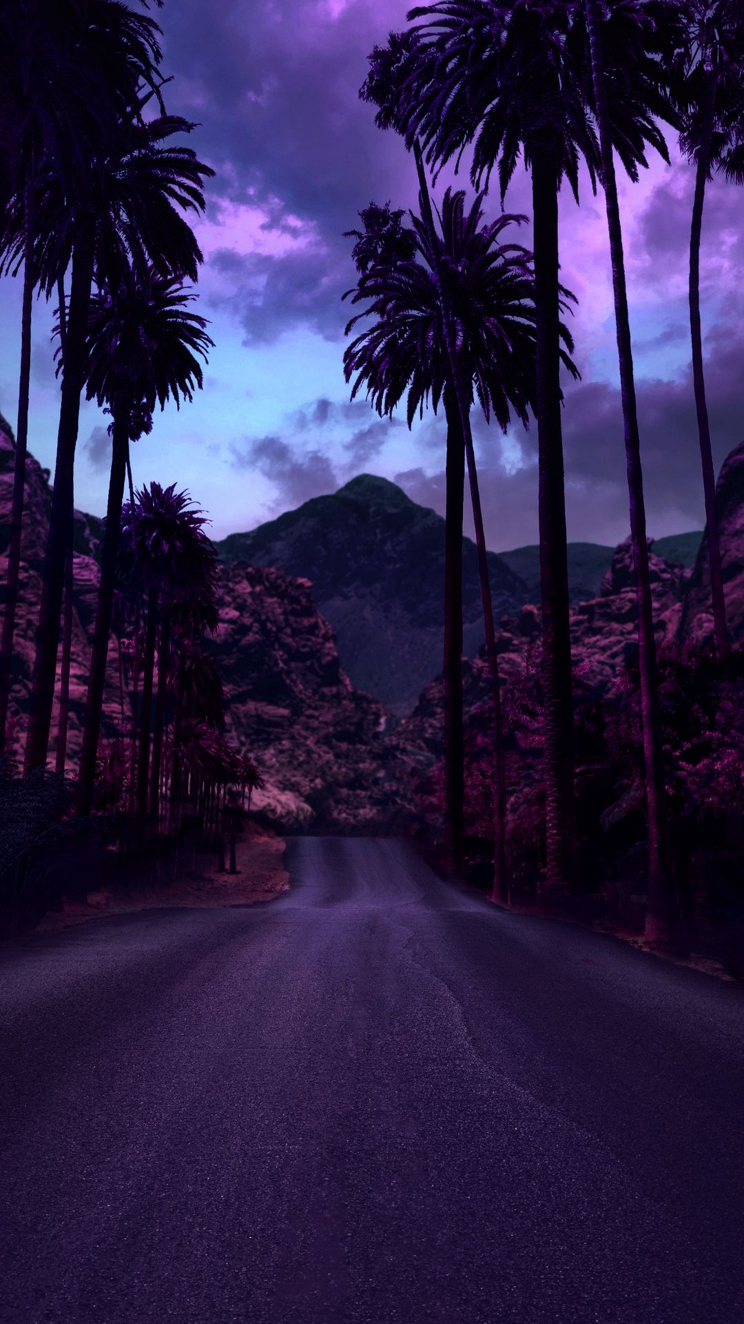 Обои природа, арт, облако, растение, дерево в разрешении 1080x1920