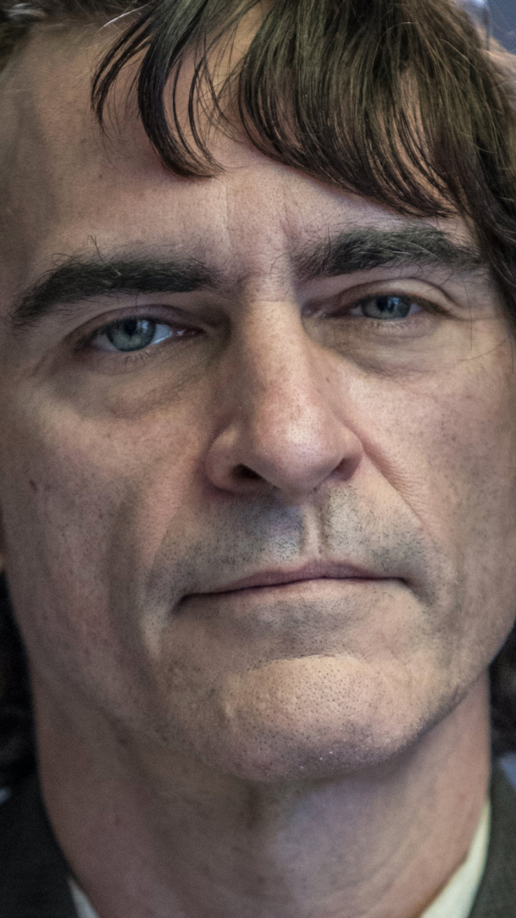 Обои Хоакин Феникс, Джокер, комиксы dc, Бэтмен, лицо в разрешении 750x1334