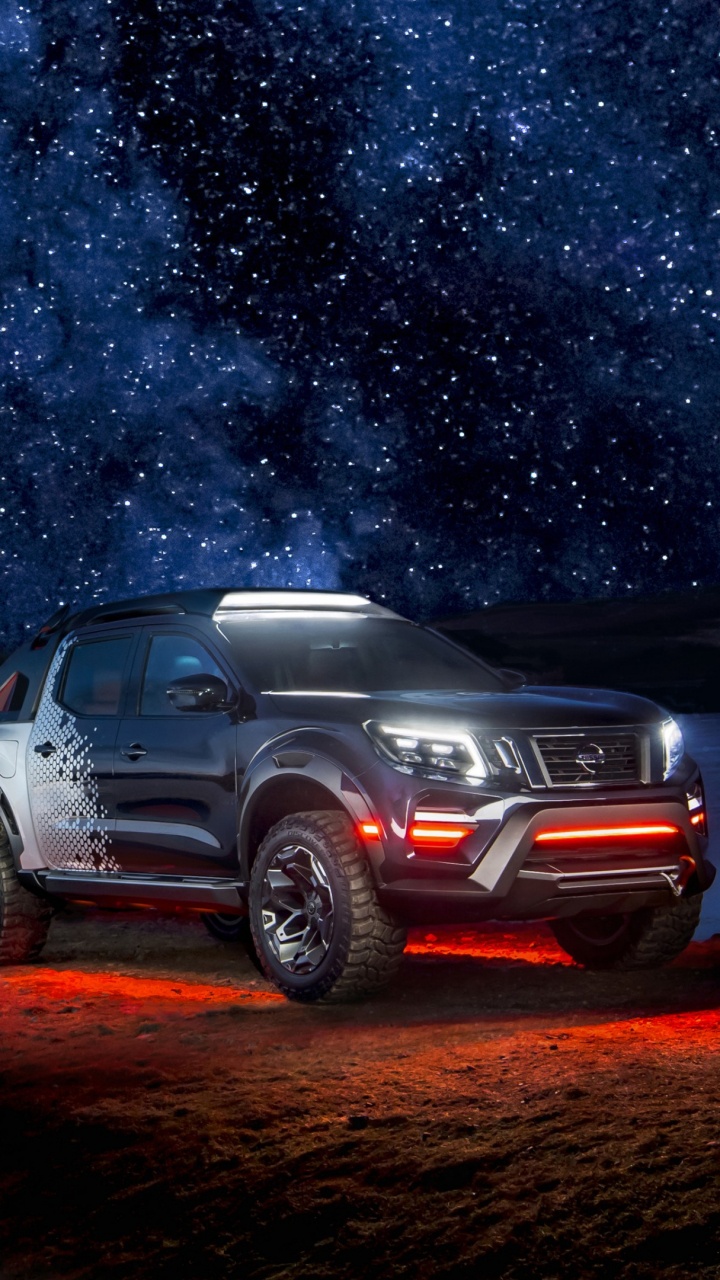 Обои Ниссан Навара, Nissan frontier 2016 года, Ниссан, Пикап, легковые автомобили в разрешении 720x1280