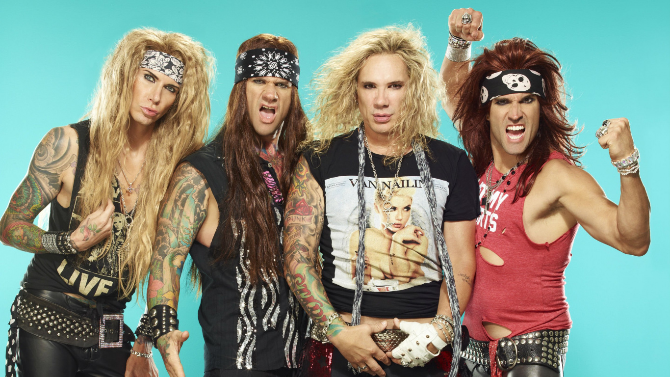 Обои Стальная Пантера, Глэм-метал, Все Вы Можете Съесть, тяжелый металл, британское вторжение в разрешении 1366x768