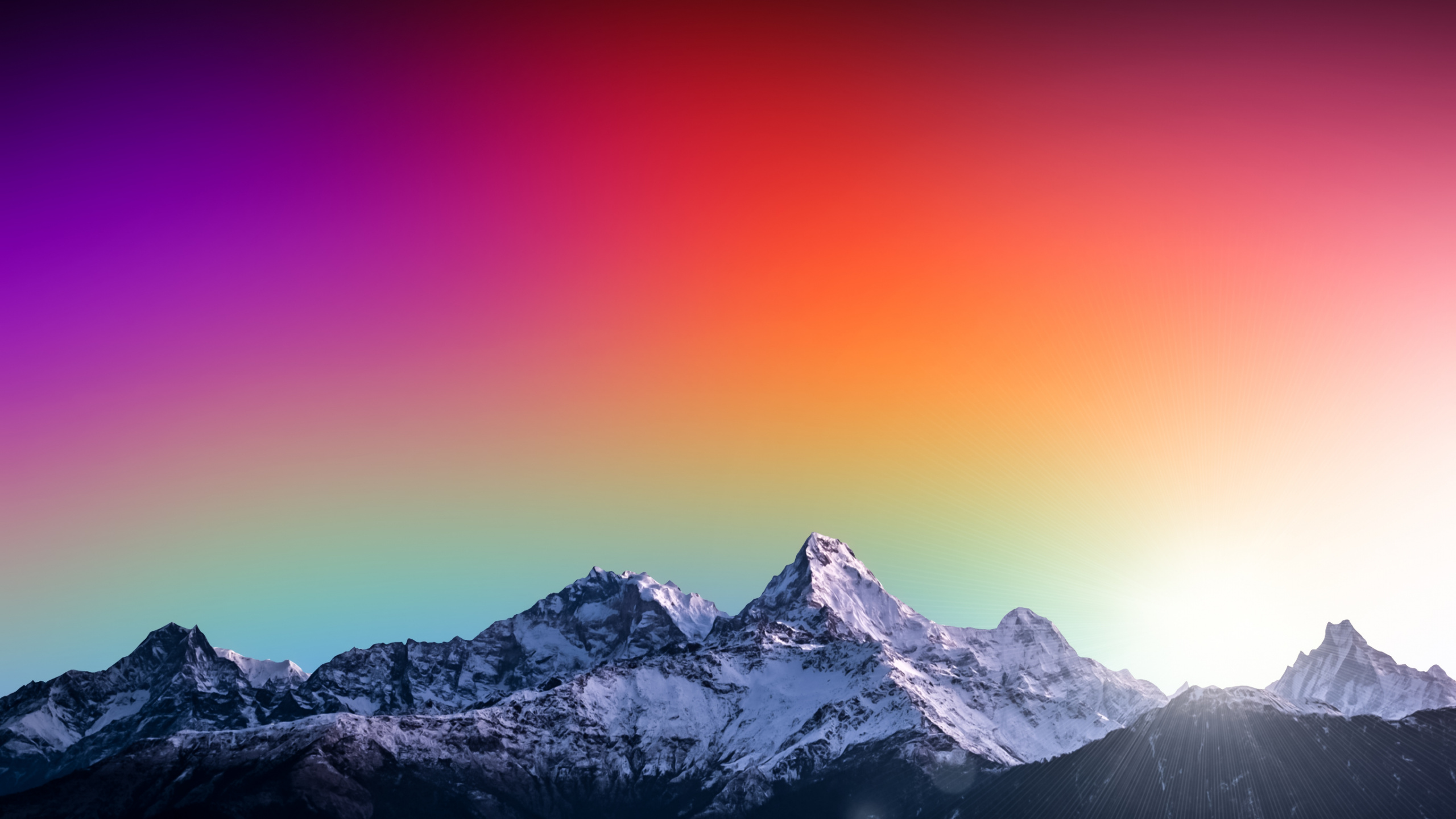 Обои Аннапурна, Стремление К Богу, превосходство бога в проповеди, гора, атмосфера в разрешении 2560x1440