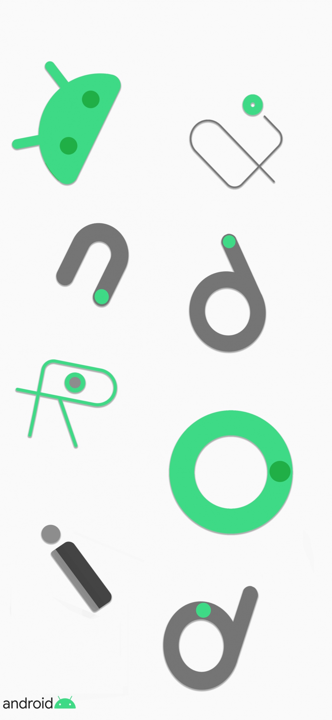 Обои андроид, Google, Google Pixel 4, гугл пиксель 4 xl, пиксель 4a в разрешении 1125x2436