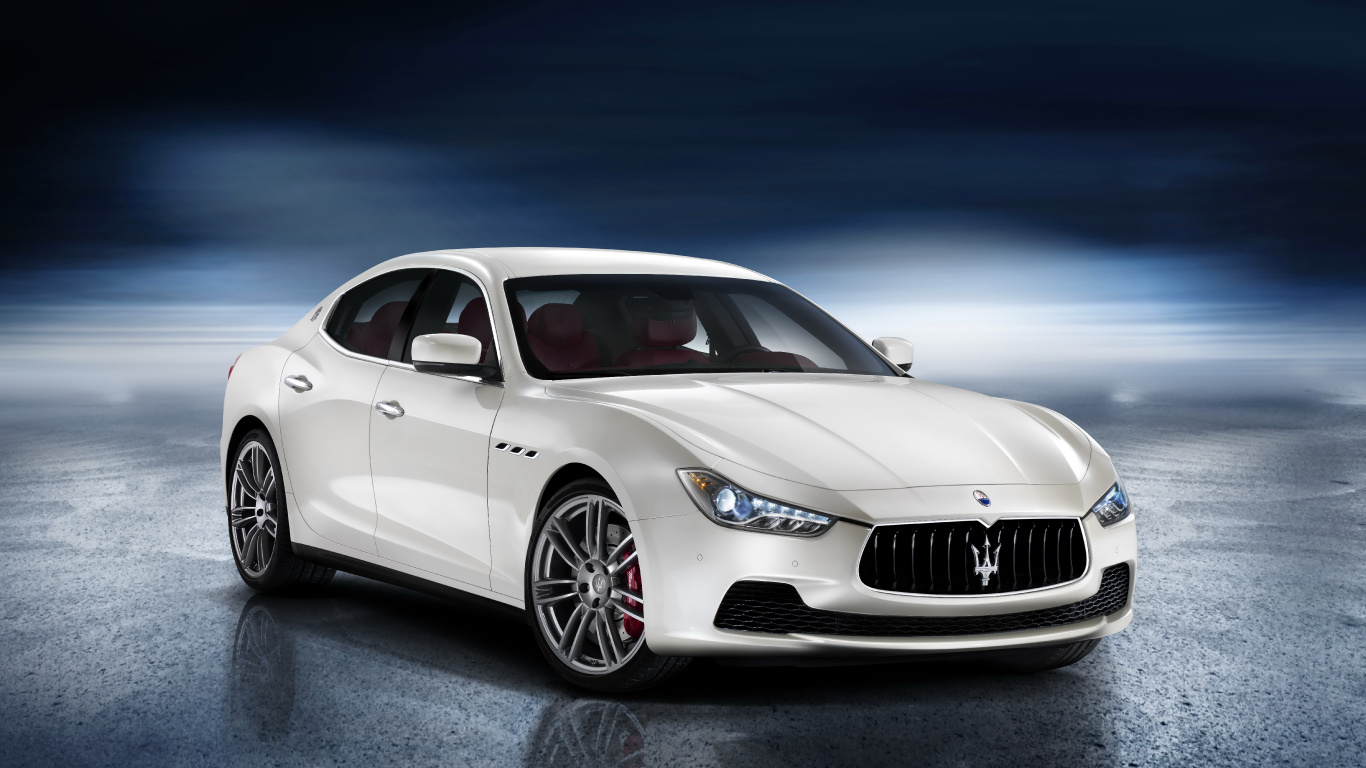 Обои Мазерати гибли 2014, Мазерати, авто, maserati quattroporte, спорткар в разрешении 1366x768