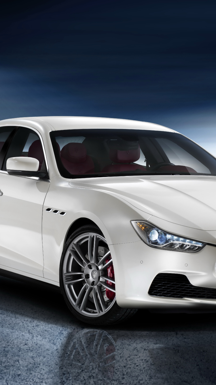 Обои Мазерати гибли 2014, Мазерати, авто, maserati quattroporte, спорткар в разрешении 750x1334