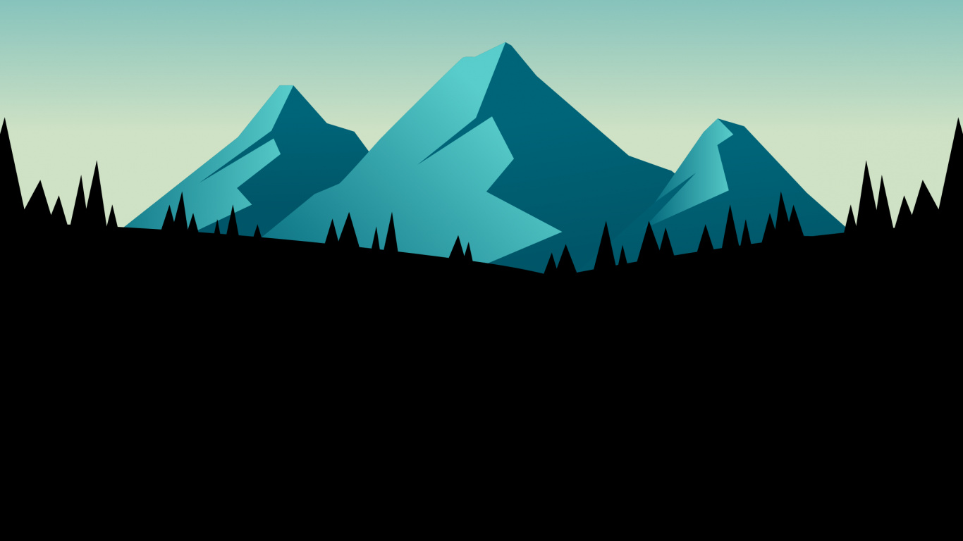 Обои пейзажи гор, горный хребет, горный рельеф, окружающая среда, холм в разрешении 1366x768