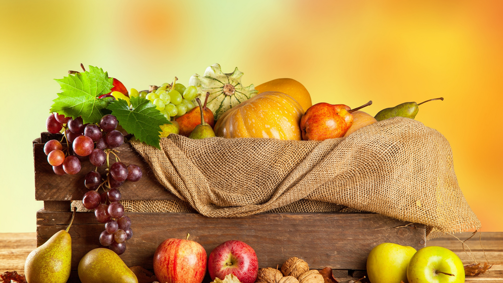 Обои фрукты, овощ, природные продукты, натюрморт, пища в разрешении 1920x1080