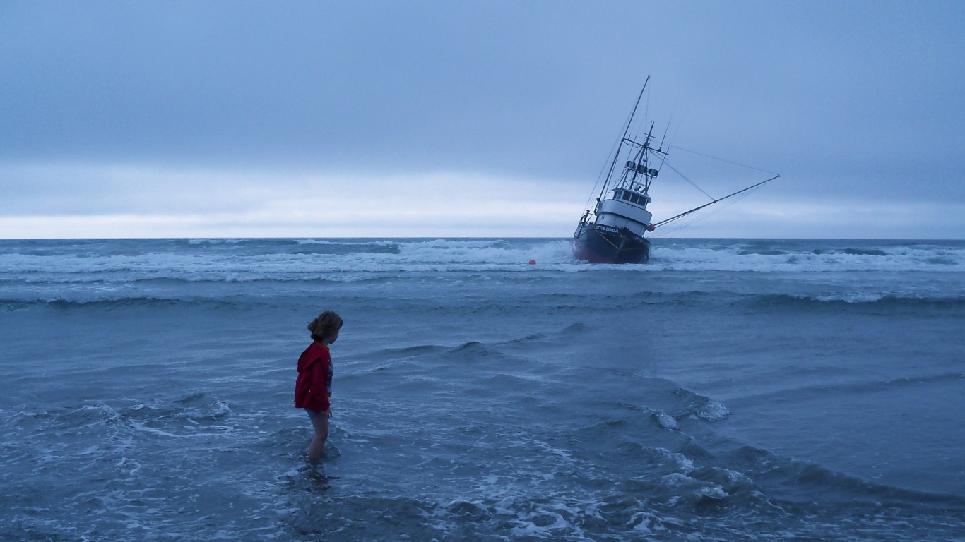 Обои море, океан, волна, ветровая волна, берег в разрешении 1366x768