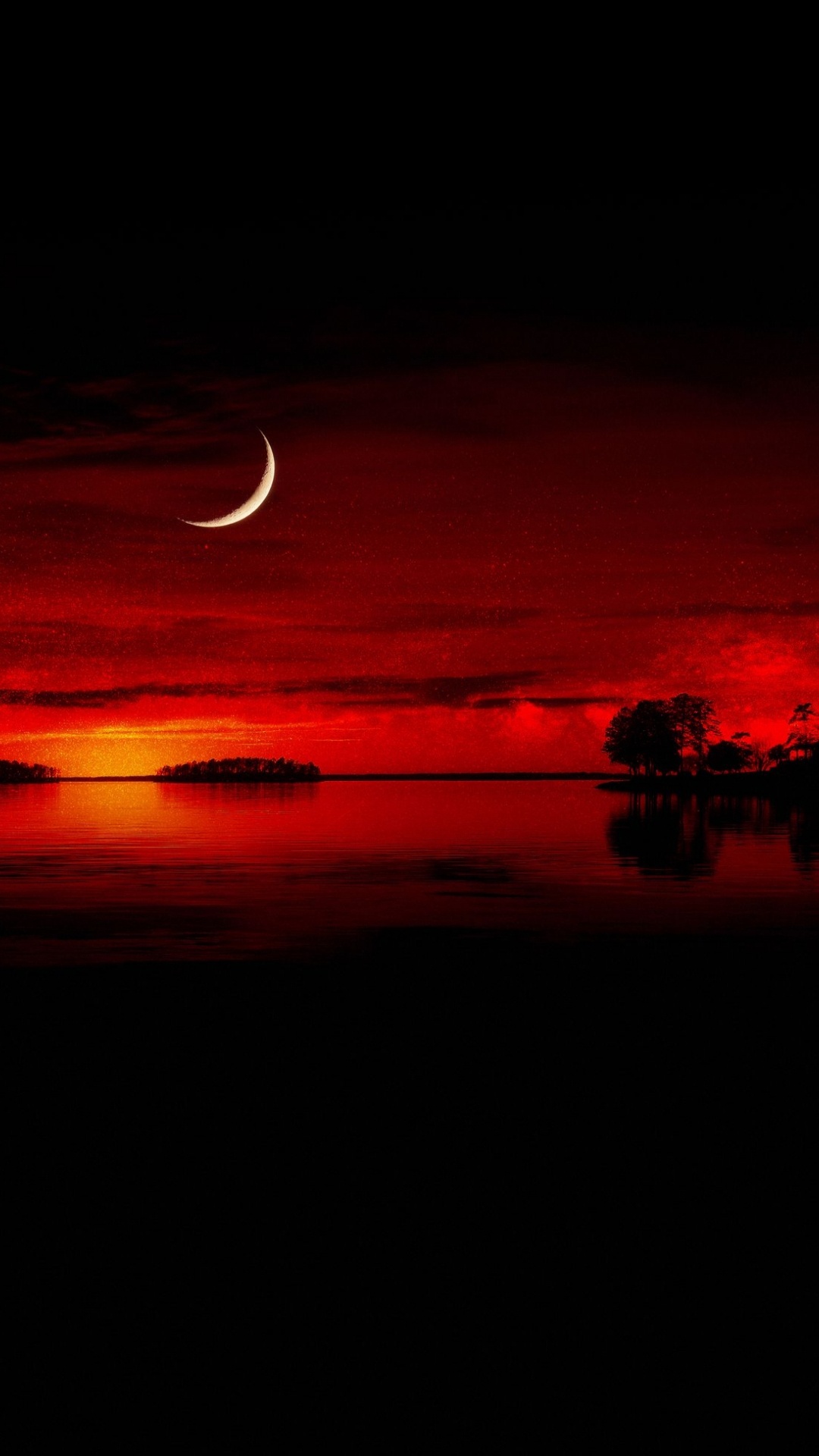 Обои вода, облако, атмосфера, экорегион, послесвечение в разрешении 1080x1920