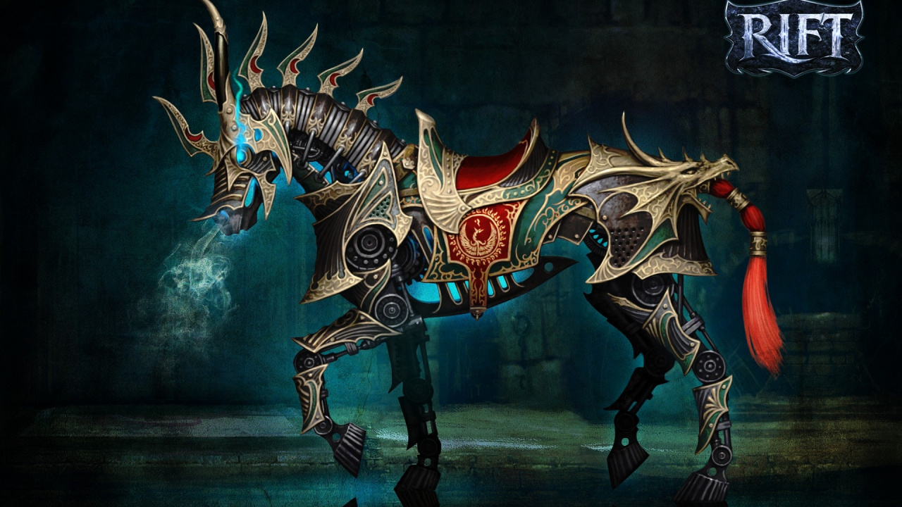 Обои мифология, разлом, дракон, тьма, вымирание в разрешении 1280x720