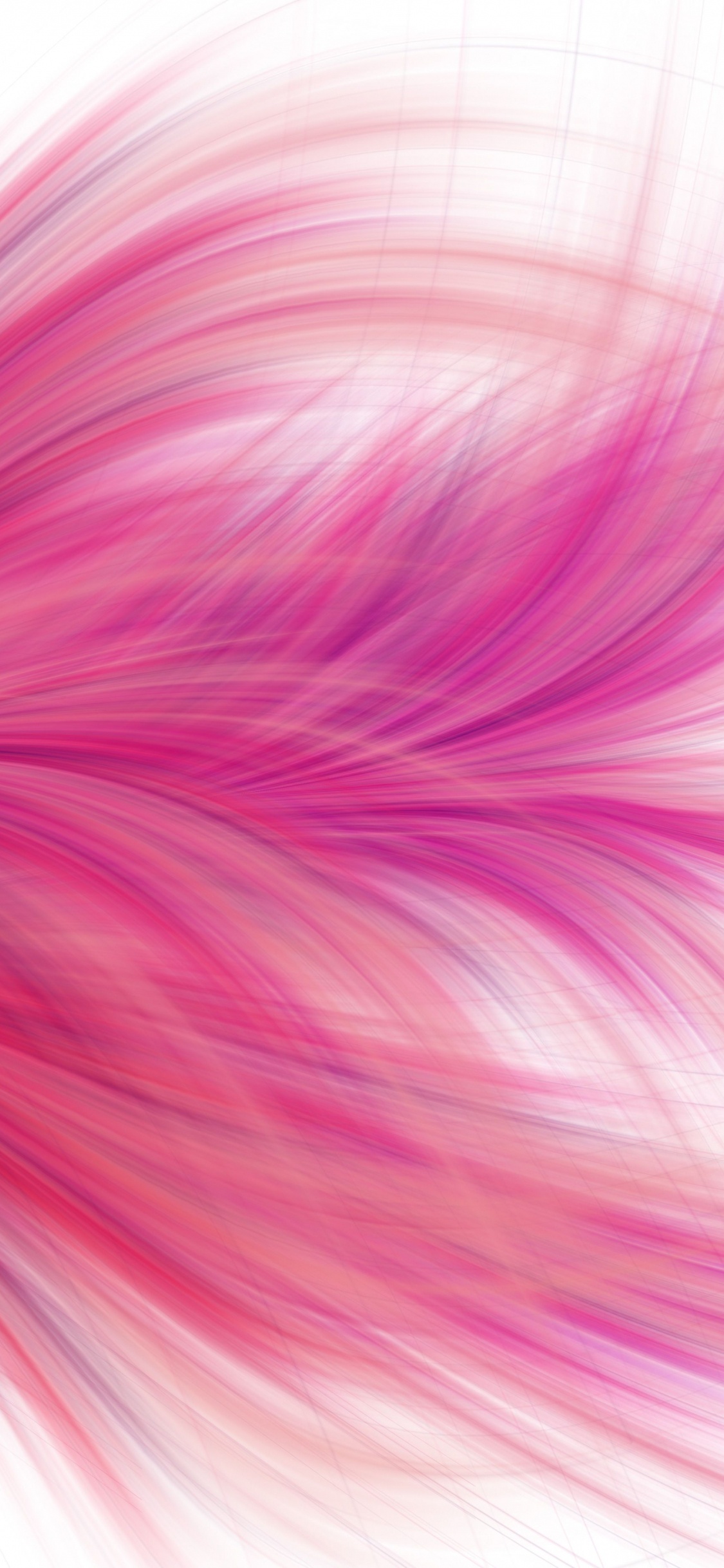 Обои Девчушки девушка, розовый, волосы, красный цвет, пурпурный цвет в разрешении 1125x2436