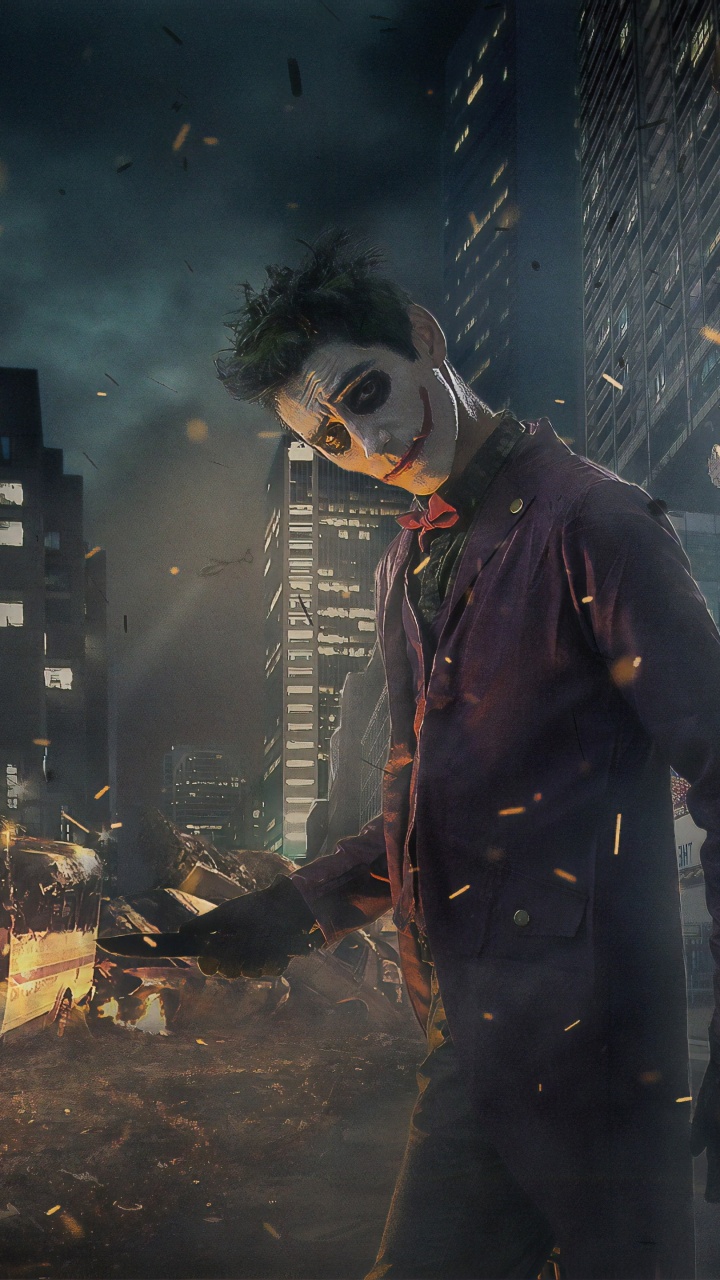 Обои Джокер Готэм, Джокер, Джером, Бэтмен, Иером и Иеремия Валеска в разрешении 720x1280