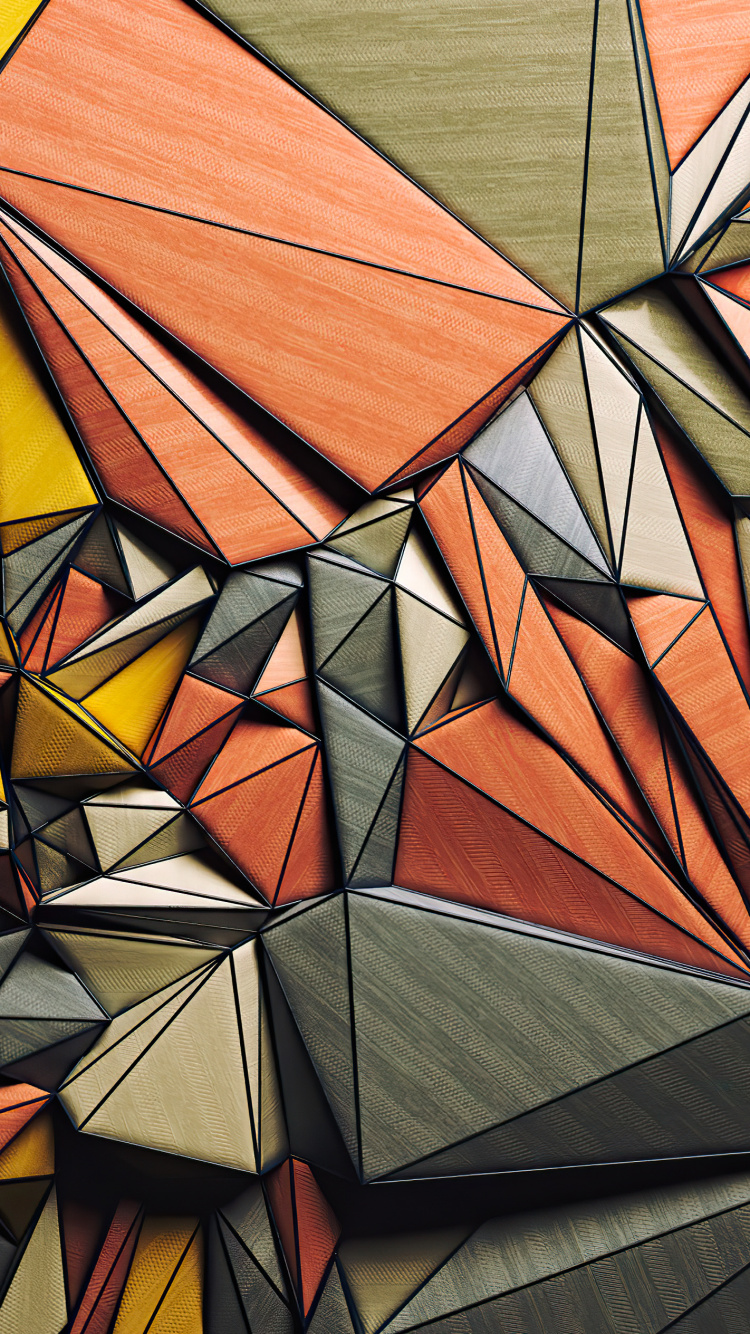 Обои Апельсин, визуальное искусство, витраж, дизайн, симметрия в разрешении 750x1334