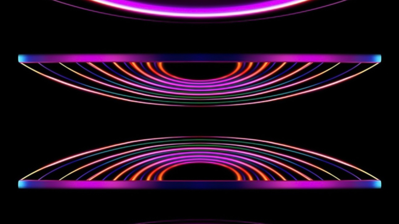 Обои яблоко, ios, лаунчер айос 16, пурпур, Фиолетовый в разрешении 1280x720