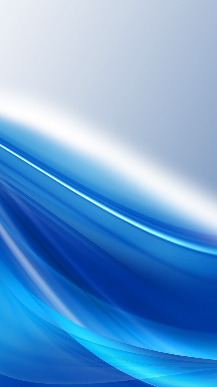 Обои синий, электрик, лазурный, волна, свет в разрешении 720x1280