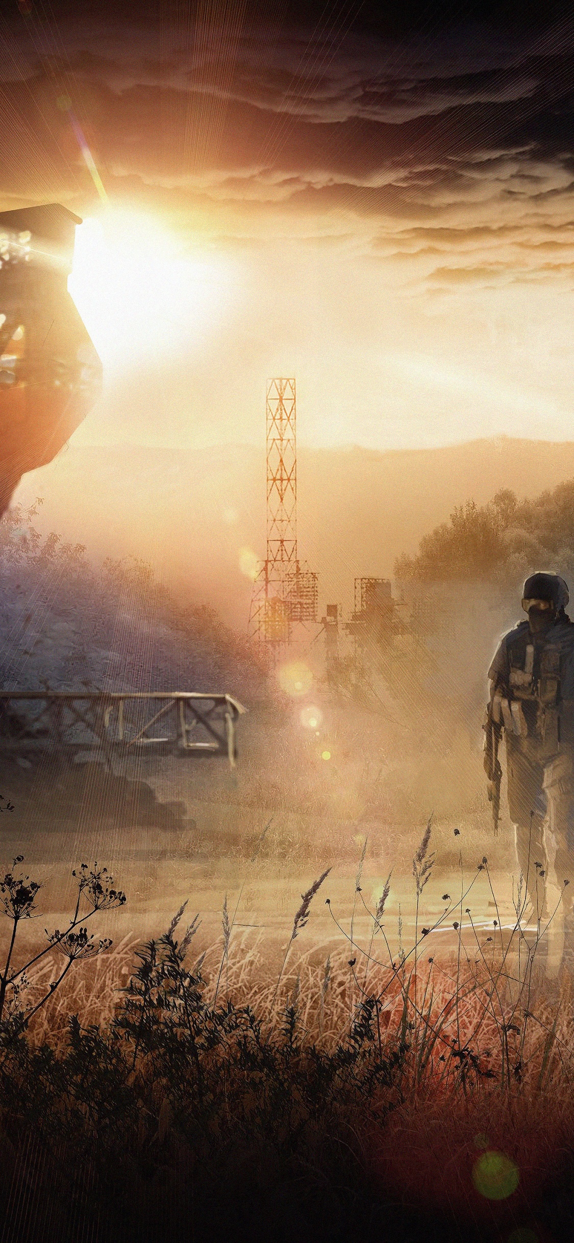 Обои Stalker, сталкер 2 сердце чернобыля, С Т А Л К Е Р Тень Чернобыля, облако, растение в разрешении 1125x2436