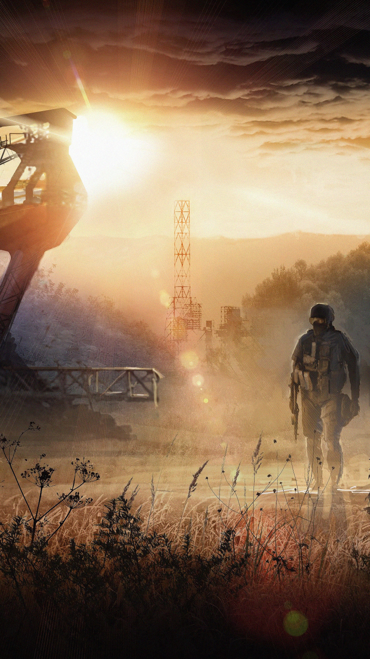 Обои Stalker, сталкер 2 сердце чернобыля, С Т А Л К Е Р Тень Чернобыля, облако, растение в разрешении 750x1334