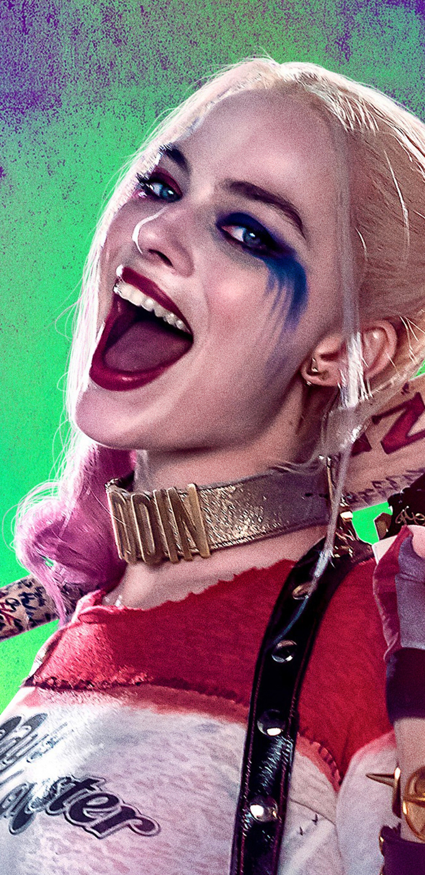 Обои Марго Робби, Харли Квинн, отряд самоубийц, Джокер, музыкальный исполнитель в разрешении 1440x2960