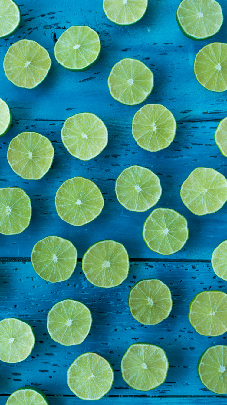 Обои известь, цитрус, лимон, лайм, фрукты в разрешении 750x1334