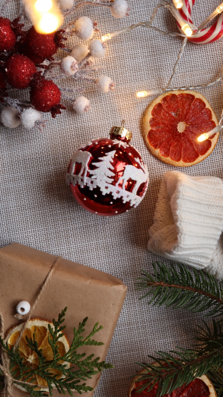 Обои рождественский орнамент, Рождество, андроид, Рангпур, ткань в разрешении 720x1280