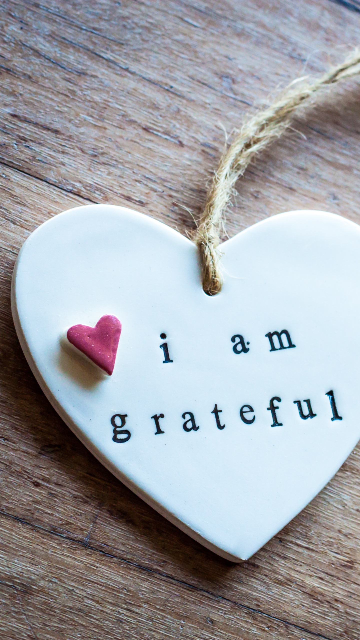 Обои благодарность, сердце, любовь, медальон, кулон в разрешении 1440x2560