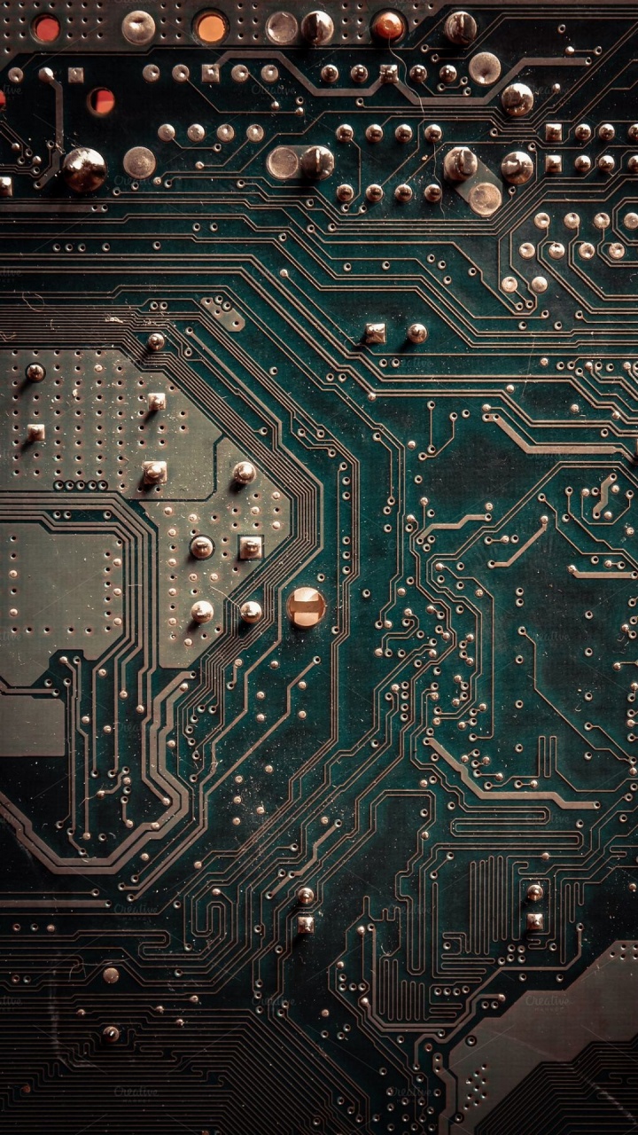 Обои метрополия, электроника, коричневый цвет, городской дизайн, компонент схема в разрешении 720x1280