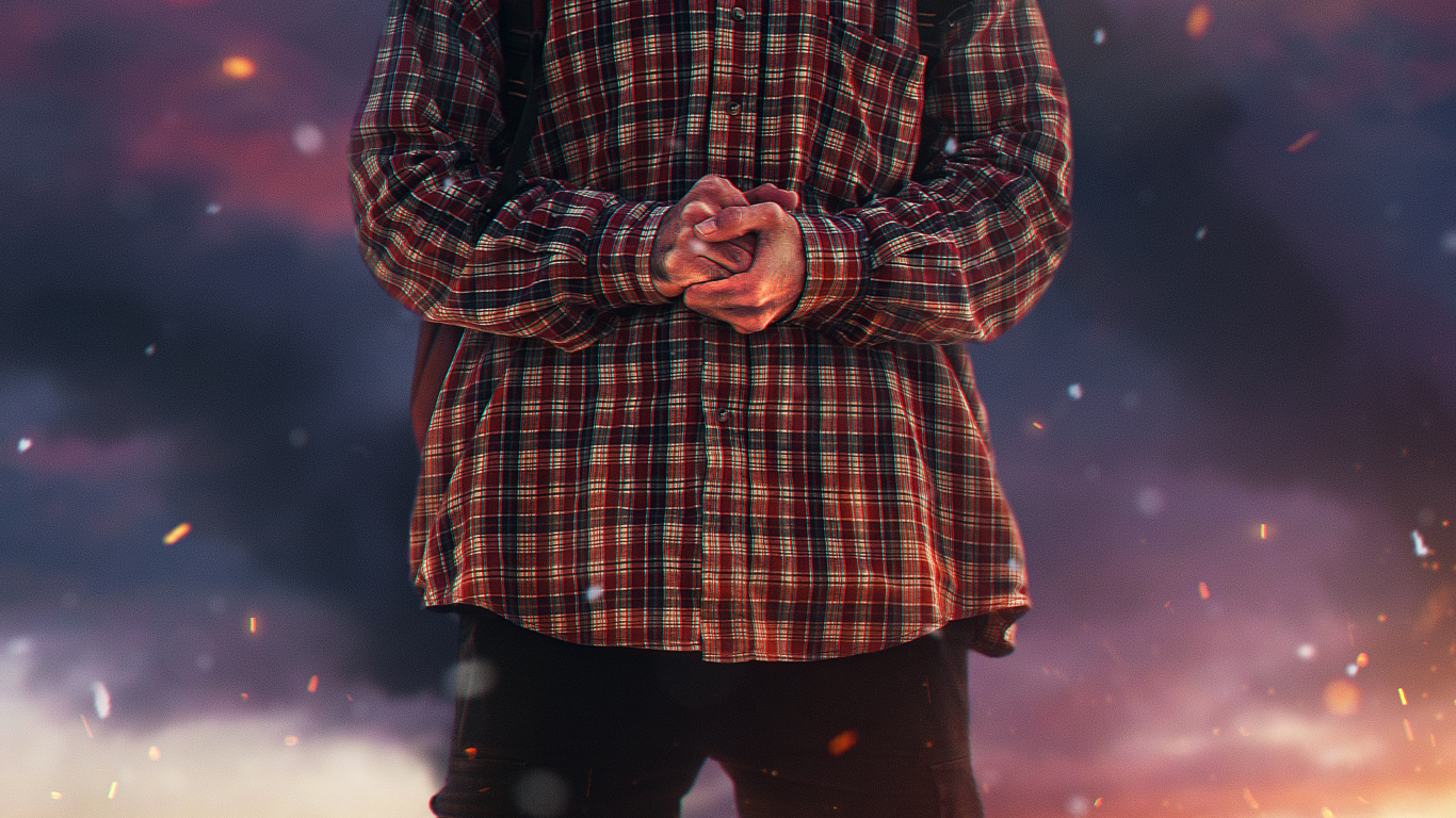 Обои висгун - социальная сеть, человек, шотландка, стояние, Люди в природе в разрешении 1366x768