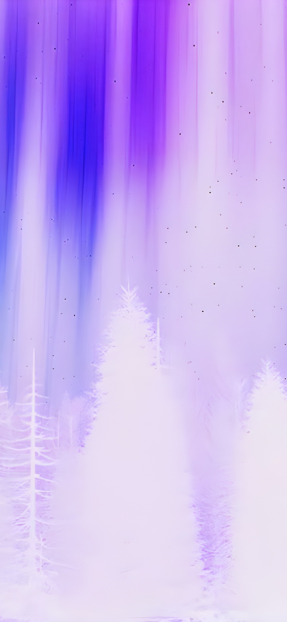 Обои фиолетовый белый, белые, пурпур, растение, Фиолетовый в разрешении 1125x2436