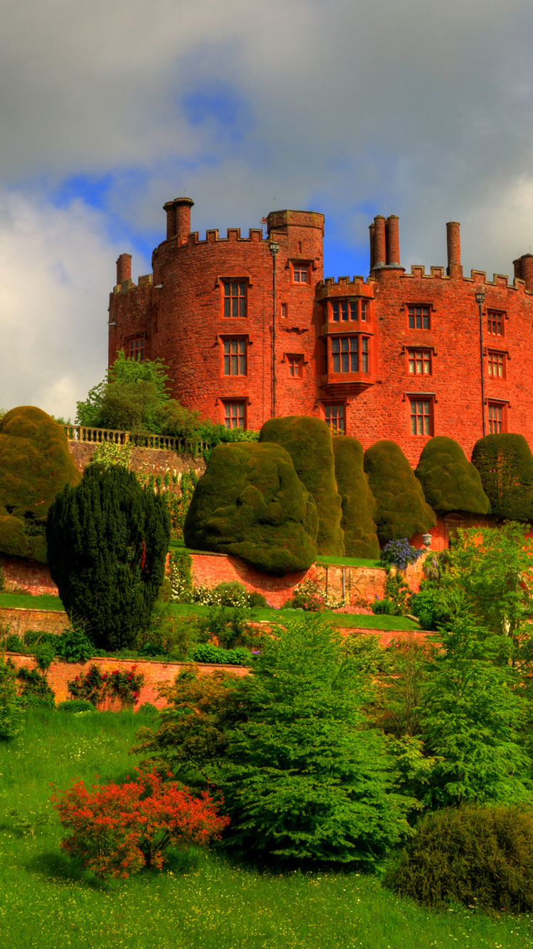 Обои Пауис Замок, замок, замок гогенцоллерн, природа, имущество в разрешении 750x1334