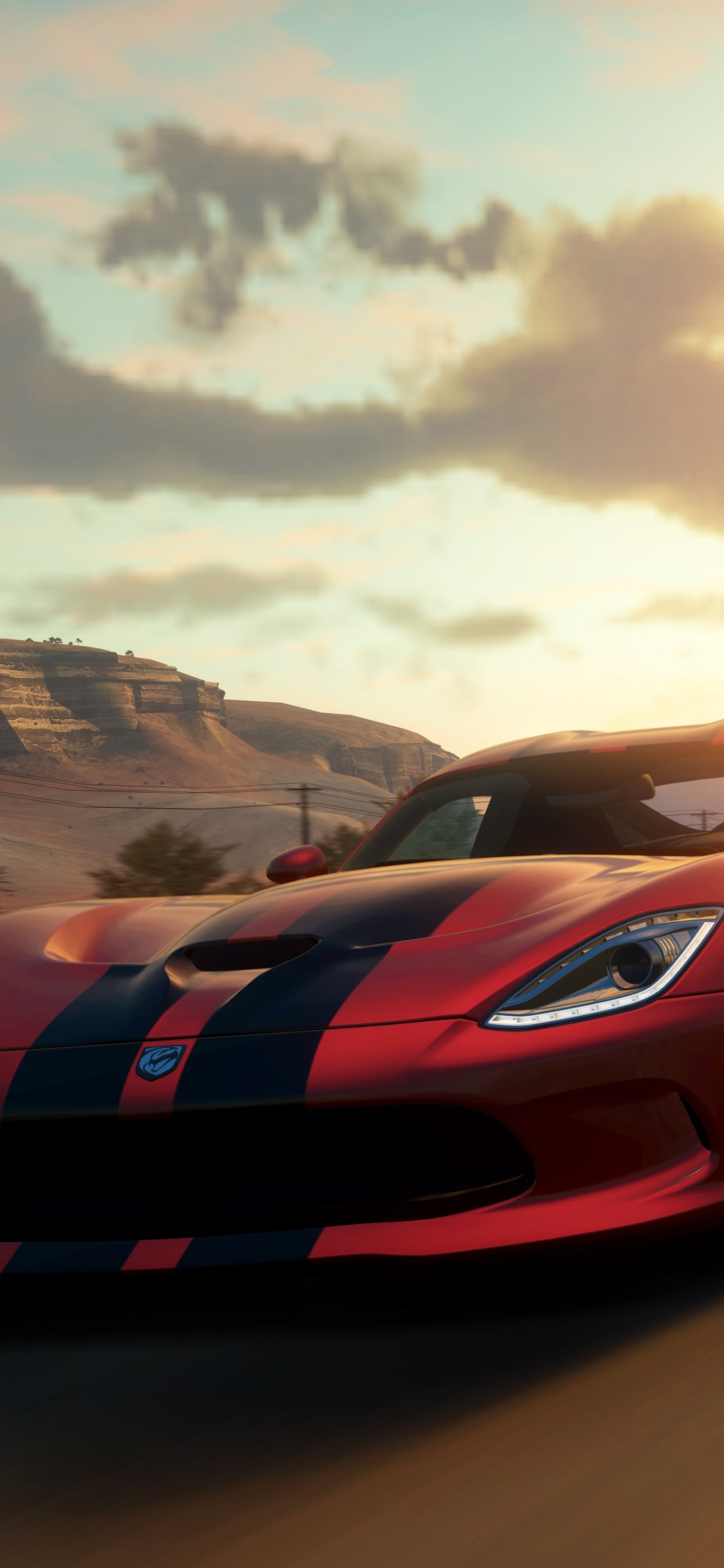 Обои горизонт форза, xbox 360, спорткар, форза, автомобильный дизайн в разрешении 1242x2688