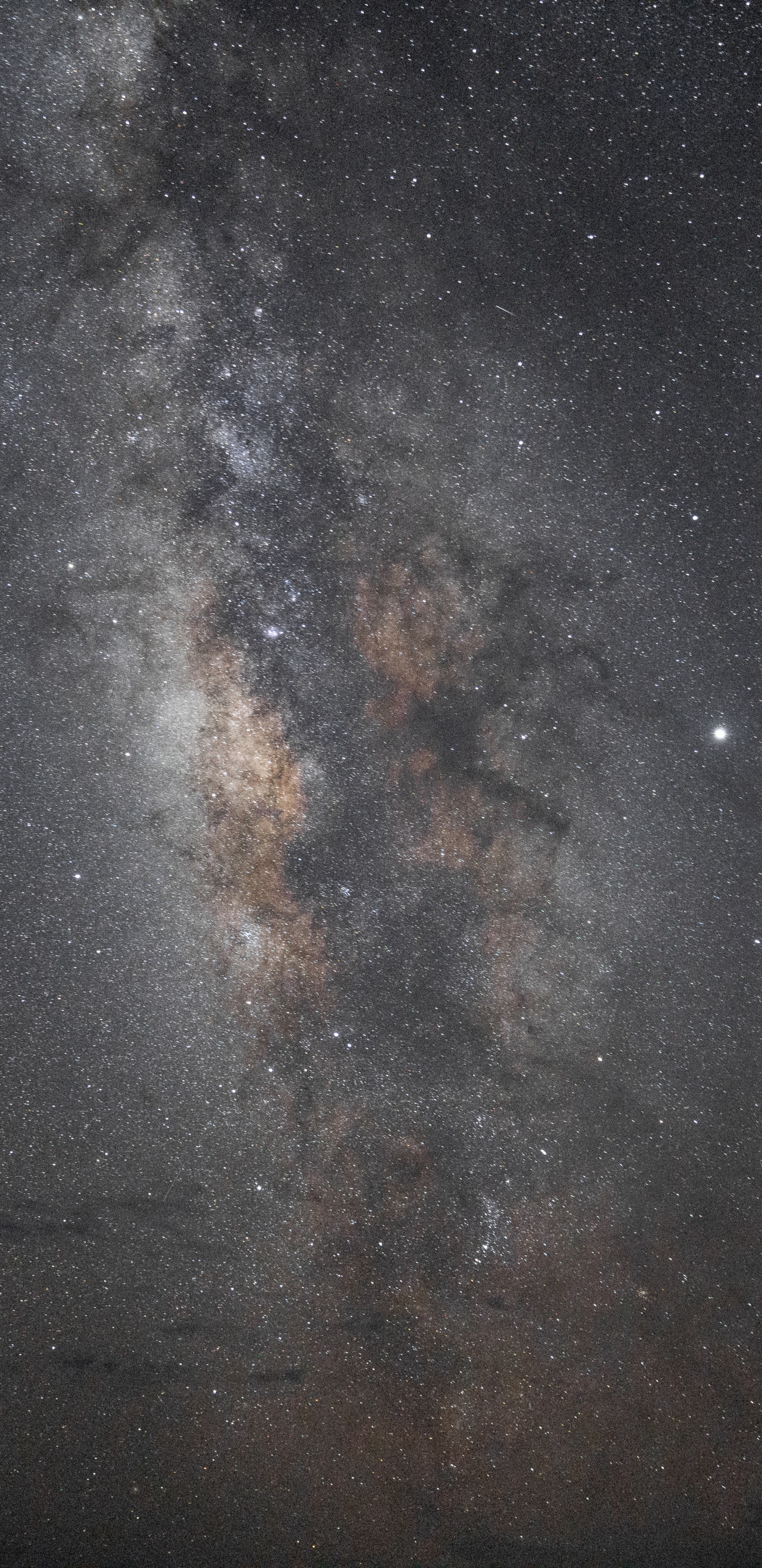 Обои Млечный Путь, атмосфера, Астрономия, Галактика, астрономический объект в разрешении 1440x2960